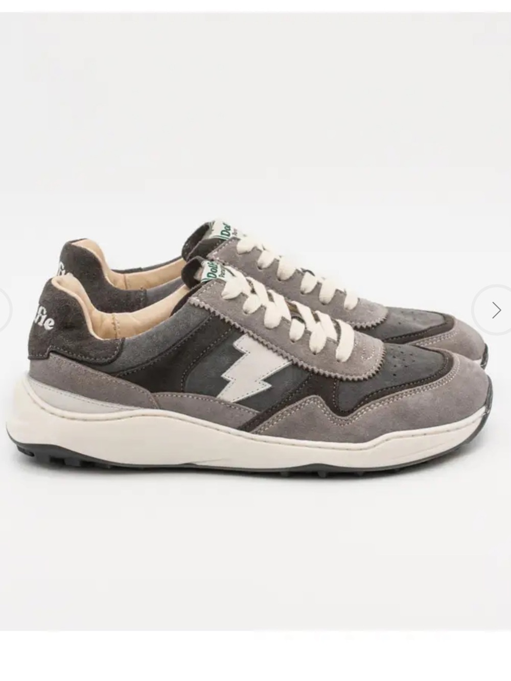 Dolfie Paradise Supersonic NFS-1 in Grey barefoot sneaker